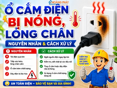 Ổ Cắm Điện Bị Nóng, Lỏng Chân: Nguyên Nhân & Cách Xử Lý