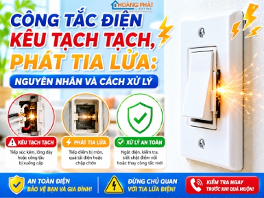 Công Tắc Điện Kêu Tạch Tạch, Phát Tia Lửa: Nguyên Nhân Và Cách Xử Lý