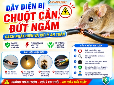 Dây Điện Bị Chuột Cắn, Đứt Ngầm: Cách Phát Hiện Và Xử Lý An Toàn