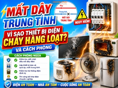 Mất Dây Trung Tính: Vì Sao Thiết Bị Điện Cháy Hàng Loạt Và Cách Phòng