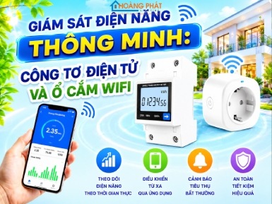 Giám Sát Điện Năng Thông Minh: Công Tơ Điện Tử Và Ổ Cắm Wifi