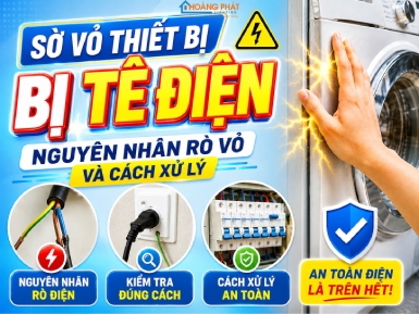 Sờ Vỏ Thiết Bị Bị Tê Điện: Nguyên Nhân Rò Vỏ Và Cách Xử Lý
