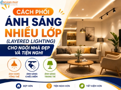 Cách Phối Ánh Sáng Nhiều Lớp (Layered Lighting) Cho Ngôi Nhà Đẹp Và Tiện Nghi