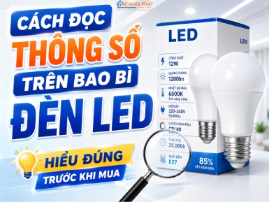 Cách Đọc Thông Số Trên Bao Bì Đèn LED: Hiểu Đúng Trước Khi Mua