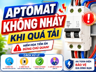 Aptomat Không Nhảy Khi Quá Tải: Hiểm Họa Và Cách Xử Lý
