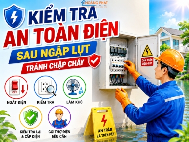 Kiểm Tra An Toàn Điện Sau Ngập Lụt: Quy Trình Chuẩn Tránh Chập Cháy