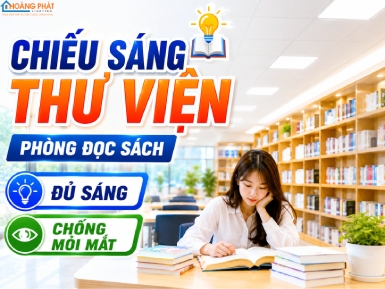 Chiếu Sáng Thư Viện, Phòng Đọc Sách: Đủ Sáng, Chống Mỏi Mắt