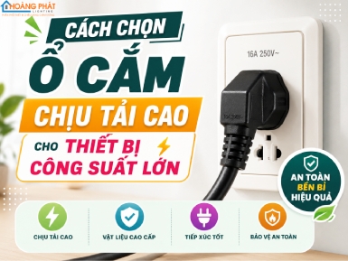 Cách Chọn Ổ Cắm Chịu Tải Cao Cho Thiết Bị Công Suất Lớn