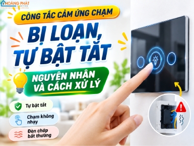 Công Tắc Cảm Ứng Chạm Bị Loạn, Tự Bật Tắt: Nguyên Nhân Và Cách Xử Lý
