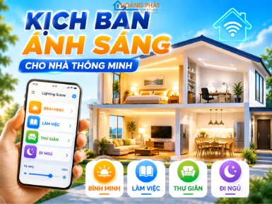 Kịch Bản Ánh Sáng (Lighting Scene) Cho Nhà Thông Minh: Hướng Dẫn Chi Tiết