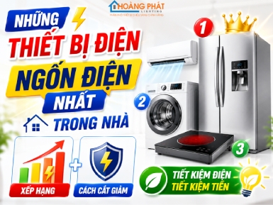 Những Thiết Bị Điện Ngốn Điện Nhất Trong Nhà: Xếp Hạng Và Cách Cắt Giảm
