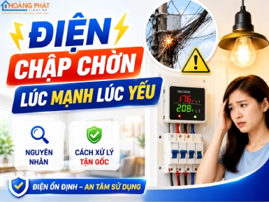 Điện Chập Chờn, Lúc Mạnh Lúc Yếu: Nguyên Nhân Và Cách Xử Lý Tận Gốc