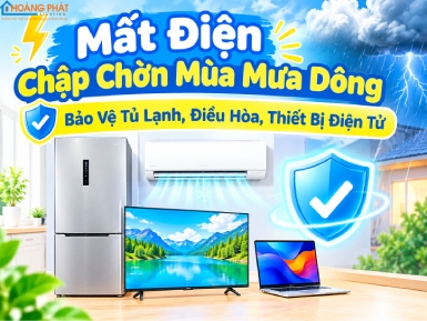 Mất Điện Chập Chờn Mùa Mưa Dông: Bảo Vệ Tủ Lạnh, Điều Hòa, Thiết Bị Điện Tử