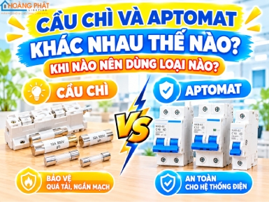 Cầu Chì Và Aptomat Khác Nhau Thế Nào? Khi Nào Nên Dùng Loại Nào