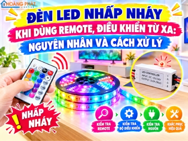 Đèn LED Nhấp Nháy Khi Dùng Remote, Điều Khiển Từ Xa: Nguyên Nhân Và Cách Xử Lý