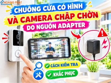 Chuông Cửa Có Hình Và Camera Chập Chờn Do Nguồn Adapter: Cách Kiểm Tra, Khắc Phục