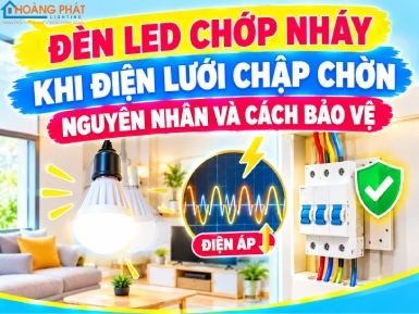 Đèn LED Chớp Nháy Khi Điện Lưới Chập Chờn: Nguyên Nhân Và Cách Bảo Vệ
